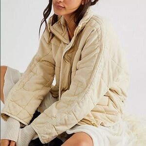 Free People Dolman Jacket - Vanilla Creme. Size XS.